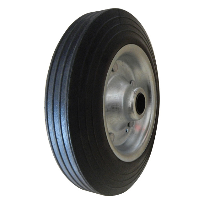 Solid Rubber Puncture-Proof Flat-Free Semi-Pneumatic Wheels and Tire