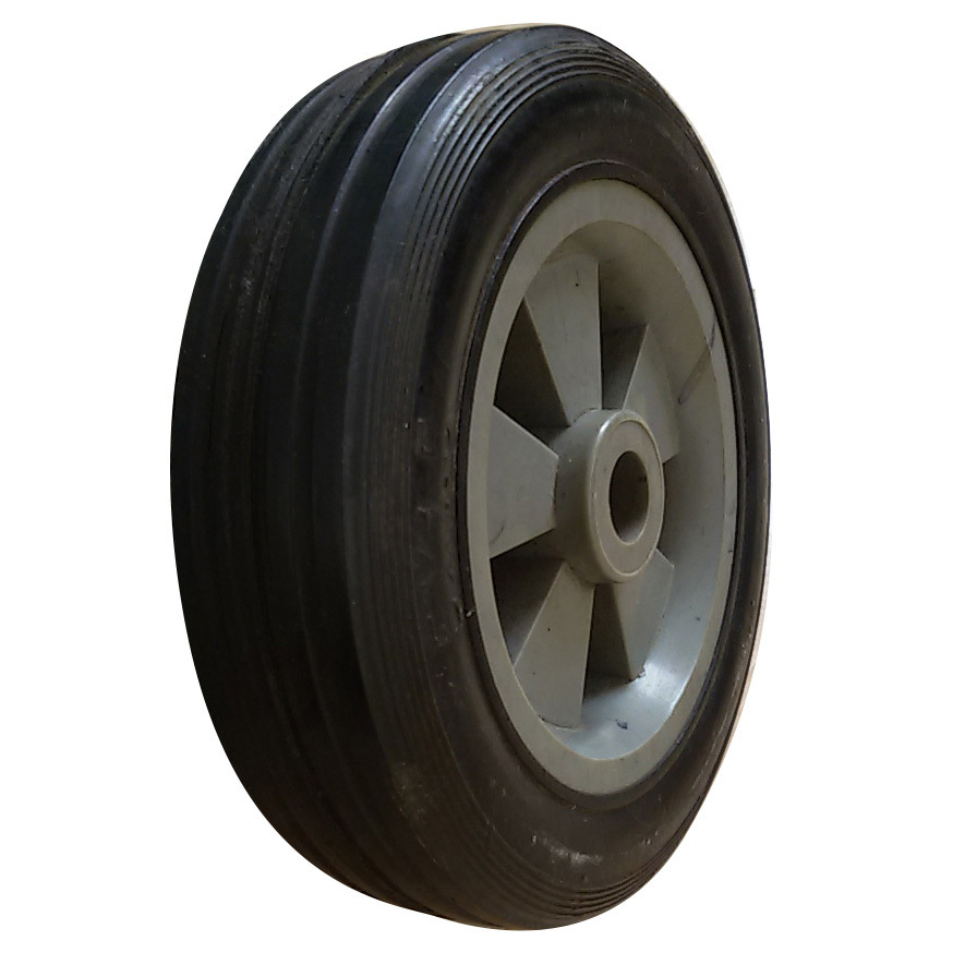 Solid Rubber Puncture-Proof Flat-Free Semi-Pneumatic Wheels and Tire