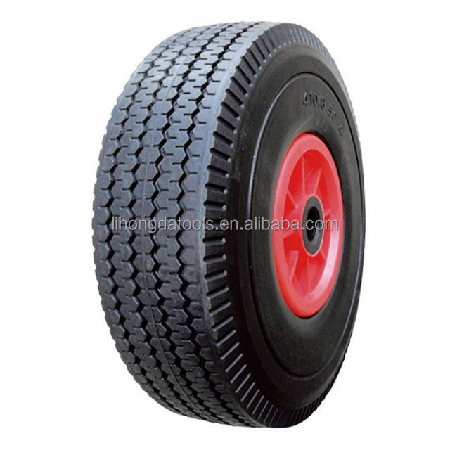 10-Inch Flat-Free Solid Tire with 5/8\