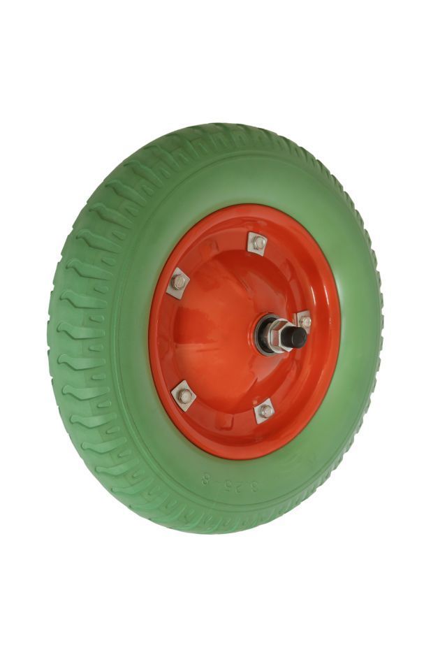 Best Selling Free Replacement Wheelbarrow PU Foam Tire Wheel For Lawn Yard Garden Cart Trailer Wagon