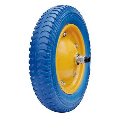 Best Selling Free Replacement Wheelbarrow PU Foam Tire Wheel For Lawn Yard Garden Cart Trailer Wagon