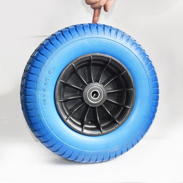 PU Foam Flat Free Wheelbarrow Wheel and Tires for Wagon Cart Lawn Mower Hand Trucks