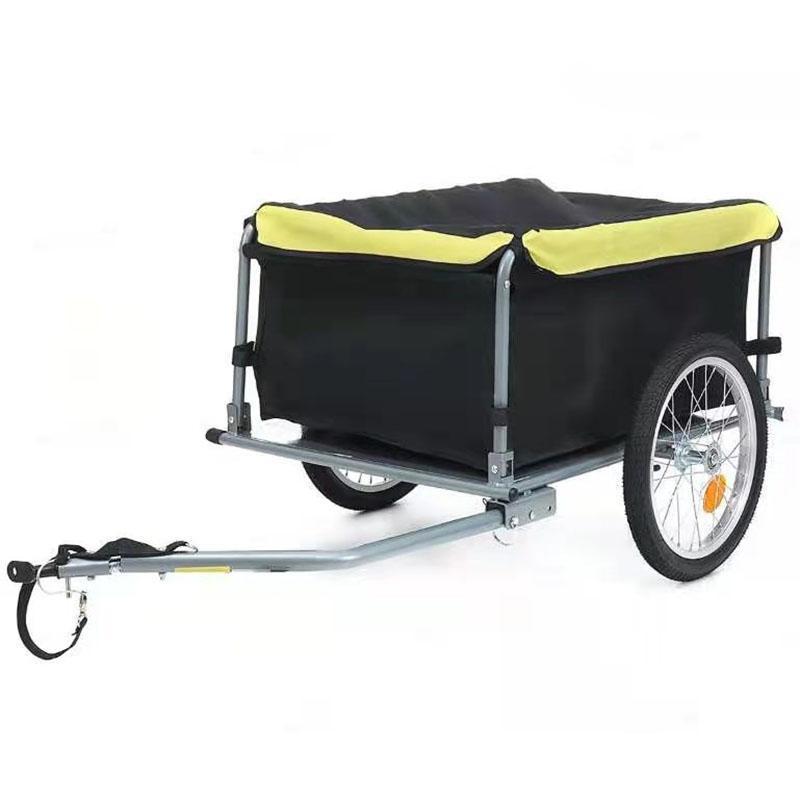 2-in-1 Large Dog Bicycle Trailer Jogger Enclosed Pet Dog Cart with Wagon and Stroller Features OEM Customizable