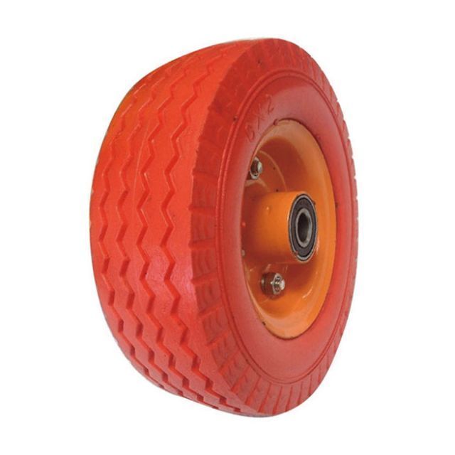 Colorful Flat Free Polyurethane PU Foam Wheelbarrow Handtruck Tyre for Material Handling Equipment Parts