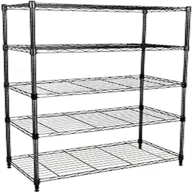 5 tier  Shelves, Standing Storage Shelf Units for Laundry Bathroom Kitchen Pantry Closet