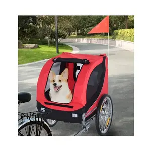 Dog Bicycle Trailer Hand Cart  Trolley for Easy Dog Transportation