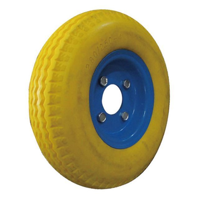 High quality hand truck 8 inches pu foam wheel flat free wheels