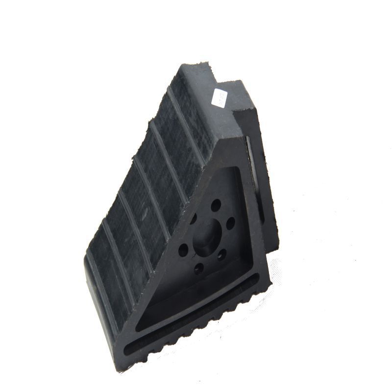 olid Rubber Heavy Duty Black Wheel Chock 8