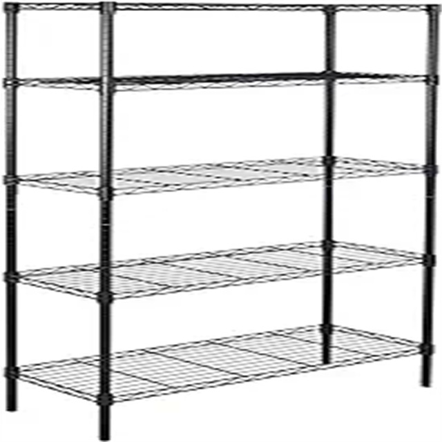 5 tier  Shelves, Standing Storage Shelf Units for Laundry Bathroom Kitchen Pantry Closet