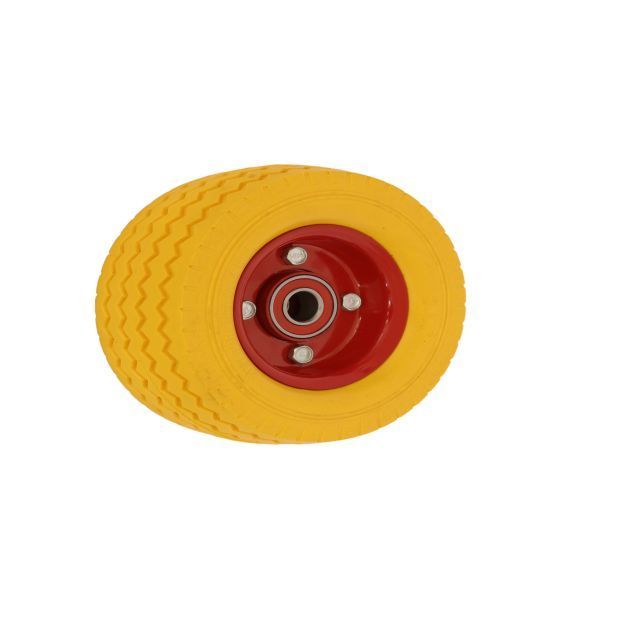 Colorful Flat Free Polyurethane PU Foam Wheelbarrow Handtruck Tyre for Material Handling Equipment Parts