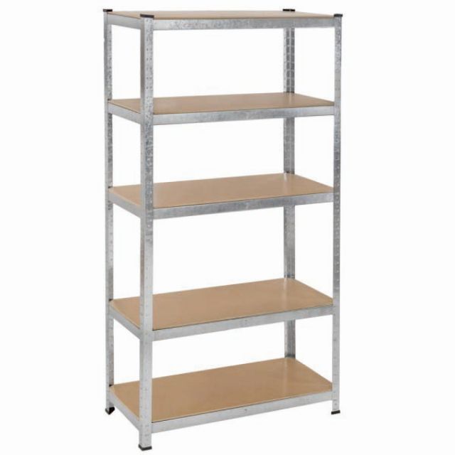 Boltless Metal Frame 5 Layer Warehouse Storage Rack Adjustable Shelf Stacking Racks Home Storage Shelving Garage Shelving