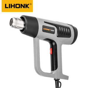 LK-690E Deluxe 2000W Various Temperatures Hot Air Blower Welding Pistol Heat Gun with Intelligent Control Multiple Functions