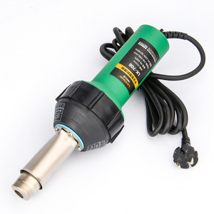 LK708 handheld electric hot air welding gun 1600W plastic welding torch pvc welder kit heat gun