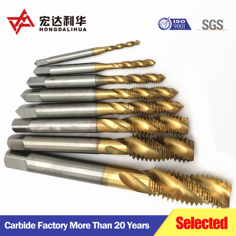 Solid Tungsten Steel Carbide Thread Taps