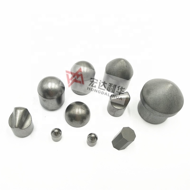 YG15 K034 Tungsten carbide mining rock button tip drilling spare parts round shank miner bit coal mining tools cutters