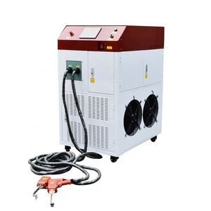 Twin-head handheld portable induction heating machine for copper tube welding