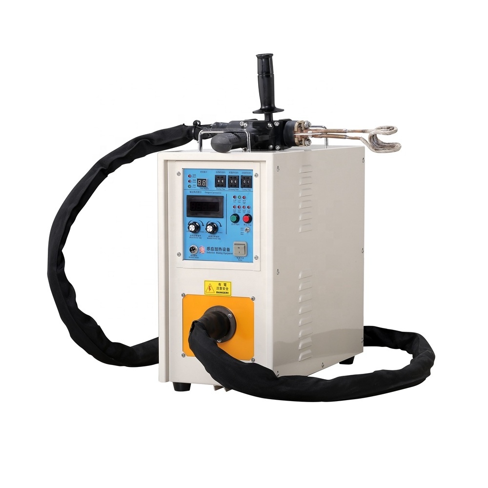 Portable hand held induction heater brazing machine for copper pipe