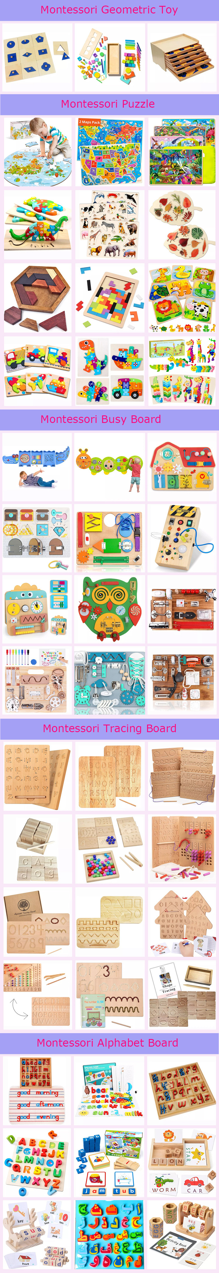 manufacturer custom jeux enfants montessori giochi montessori busy board wooden toys for babies toddlers