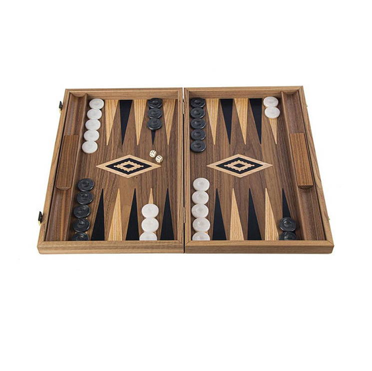 custom personalized luxury backgammon board with checkers pieces game set for turkish