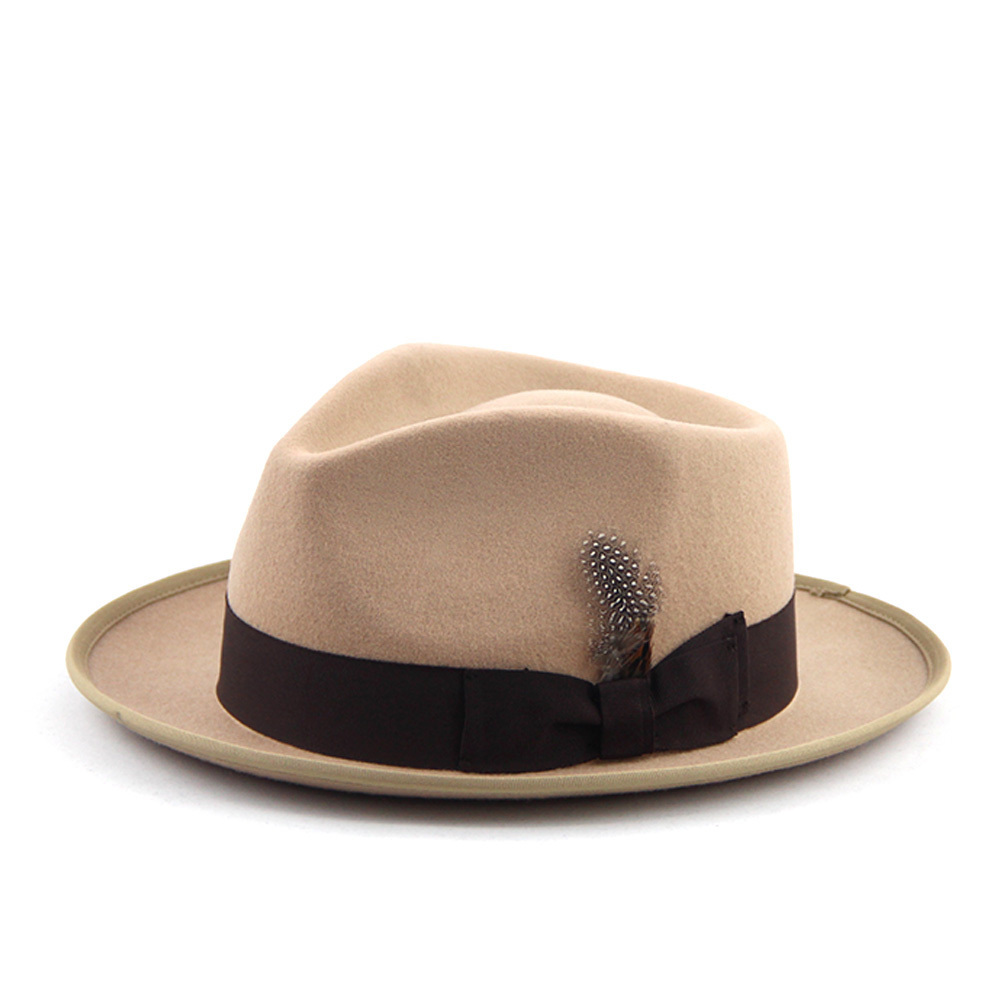 LiHua Fedora Hats High Quality Custom Logo Hat Light Weight Mesh Scustom Fedora Hats Wholesale