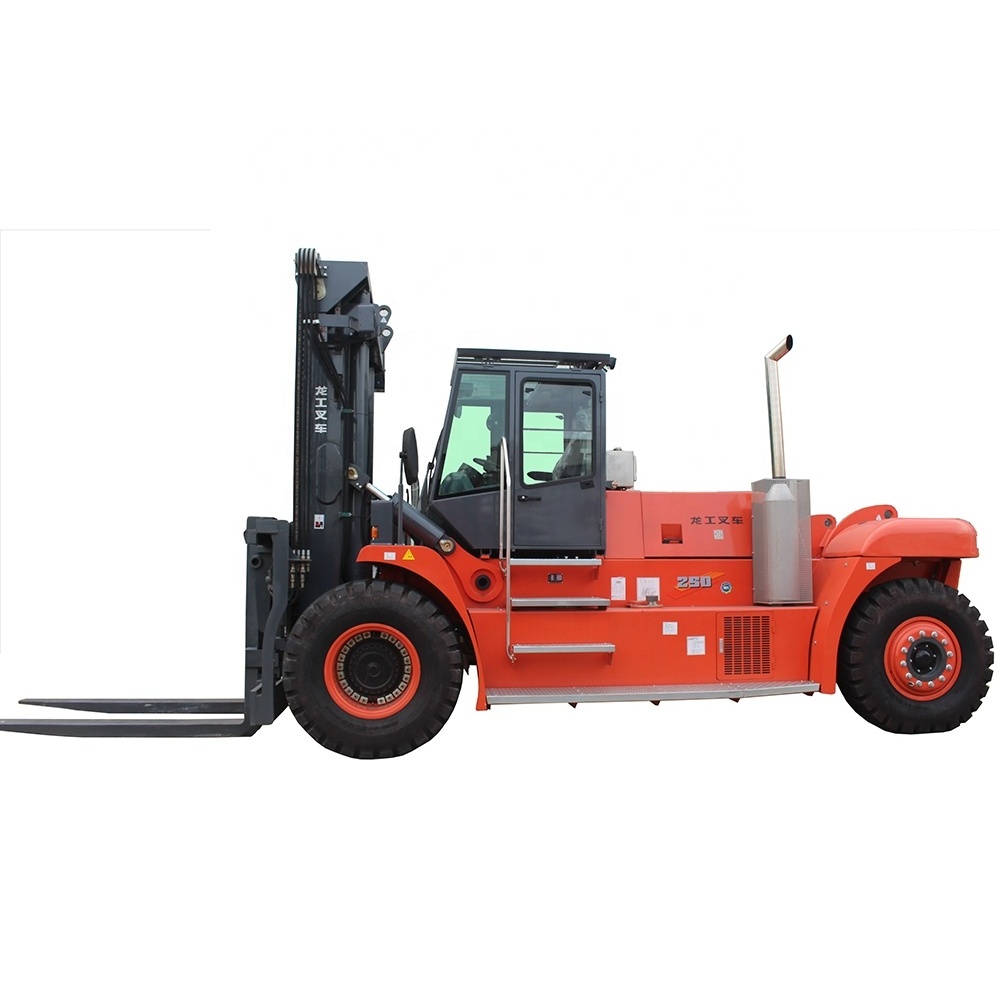 Lonking heavy duty forklift LG250DT 25 ton internal combustion forklift with excellent stability and security