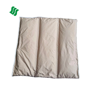 Double layer Pongee channel fabric 100% poly recycled  no stitching straight down filling fabric for down jacket