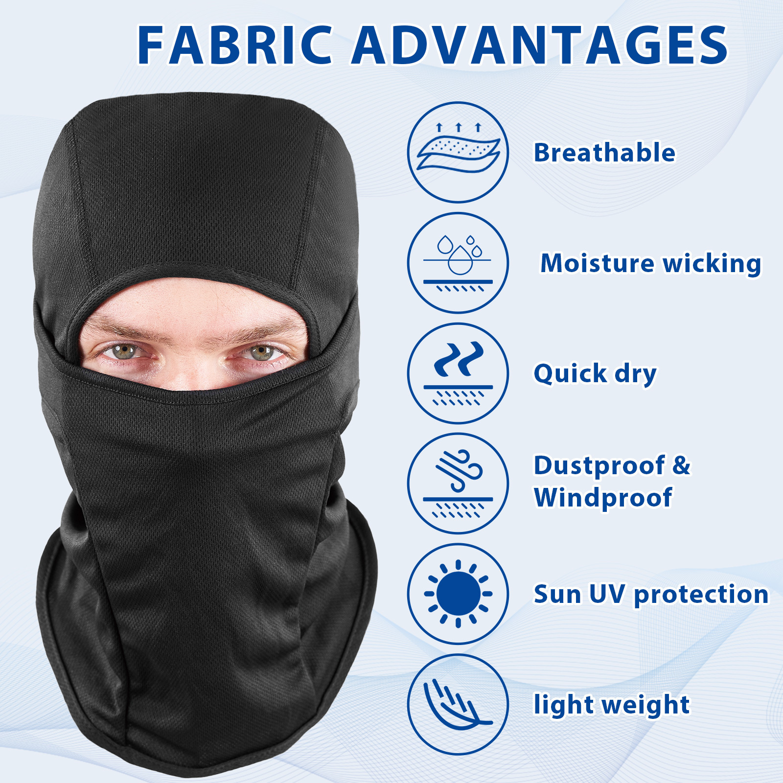 Wholesale Sun UV Protection Balaclava Ski Mask Men Women Bike Motorcycle Helmet Liner Customize Balaclava Face Mask