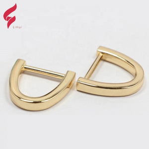 Handbag Making Parts Ladies Hardware Fittings And Ring Shining Gold Bag Metal Accessories