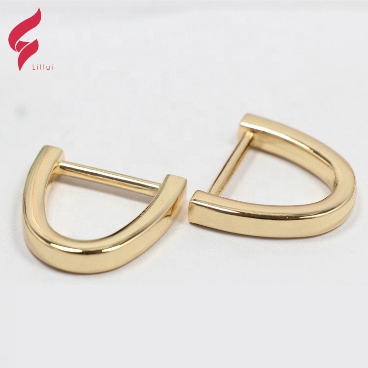 Handbag Making Parts Ladies Hardware Fittings And Ring Shining Gold Bag Metal Accessories