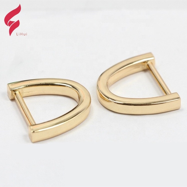 Handbag Making Parts Ladies Hardware Fittings And Ring Shining Gold Bag Metal Accessories