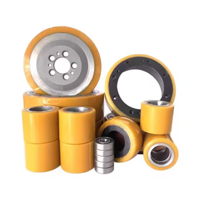 Factory Price 80 * 80-52 load-bearing wheel Electric Forklift Roller PU Drive Wheel AGV Polyurethane Drive Wheel