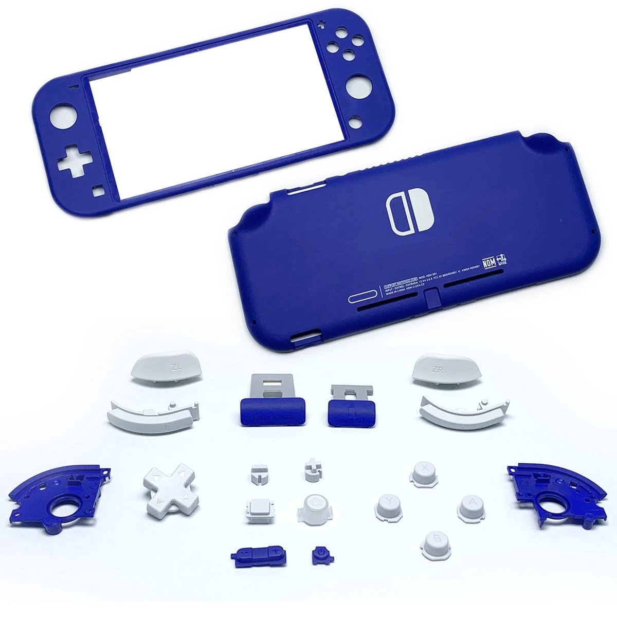 NSLikey Housing Shell for Nintendo Switch Lite Top Bottom Case Shell ABXY Buttons Replacement