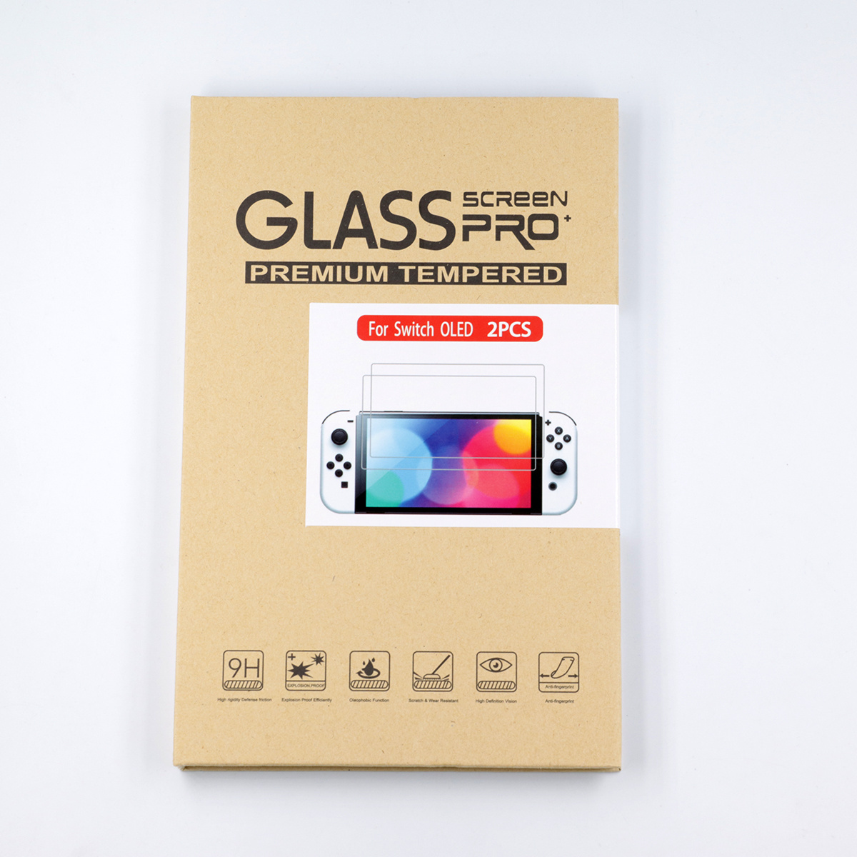 NSLikey Tempered Glass Screen Protector for Nintendo Switch Lite OLED Console Tempered Glass Screen Protective