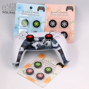 NSLikey Cartoon Thumb Grip for PS5 PS4 Controller Joystick Thumbstick Cover wheel