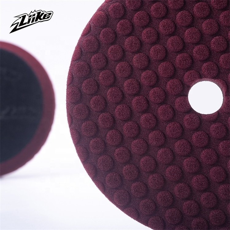 5 Inch Da Round Auto Waxing Buffing Detailing Polished Foam Pad Sponge Car Polishing Pad Tool Cutting Finishing Pads