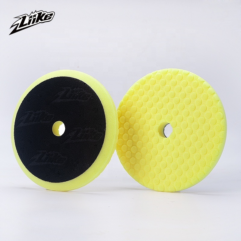 New Design 6 Inch 150mm Da Car Polisher Pad Car Care Foam Buffing Kit Sponge Waxing Pad