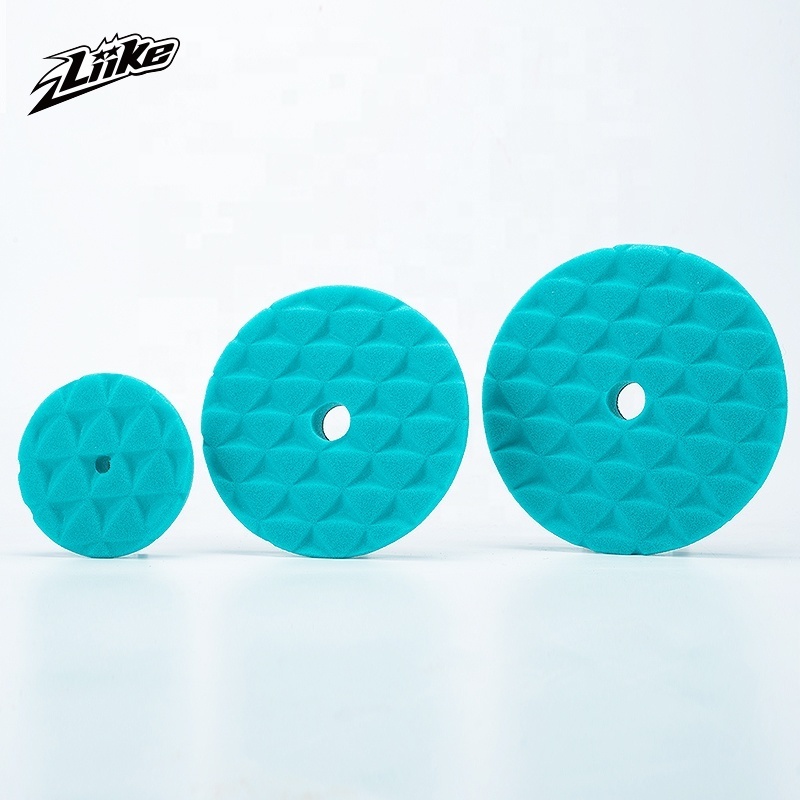 Hot Selling 6 Inch Auto Foam Polishing Pad For Da / Ro Dual Action Car Polisher