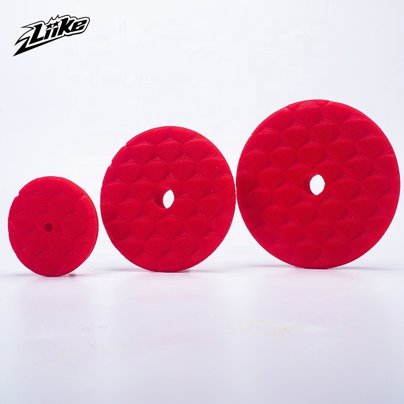 Hot Selling 6 Inch Auto Foam Polishing Pad For Da / Ro Dual Action Car Polisher