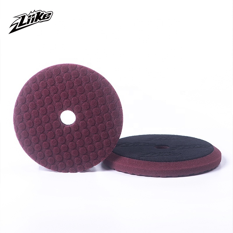 New Design 6 Inch 150mm Da Car Polisher Pad Car Care Foam Buffing Kit Sponge Waxing Pad