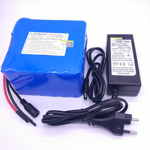 LiitoKala 24v 12ah lithium ion battery 24 v 12ah 15A BMS 250w 24v 350w battery pack for wheelchair motor kit electric power