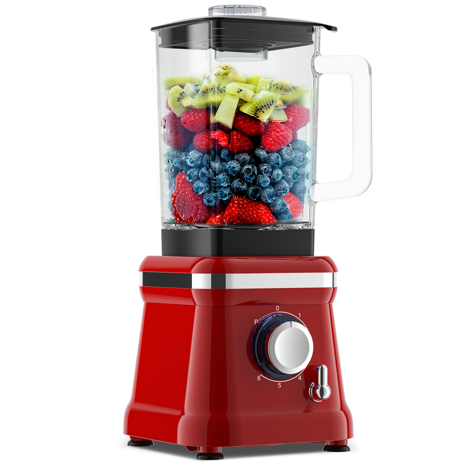 Kitchen Juicer Kitchen Countertop 1600ml Electric Juicer Blender Mini