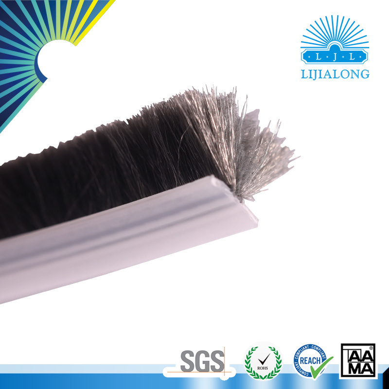 Factory direct sales extrusion soundproof pile weather strip flexible window brush waterproof