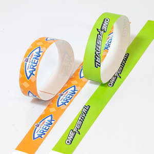 Full Color Printing OEM Custom 1473R Heavy Tyvek Wristband Sustainable Bulk Tyvek Wristbands Dubai For Shows