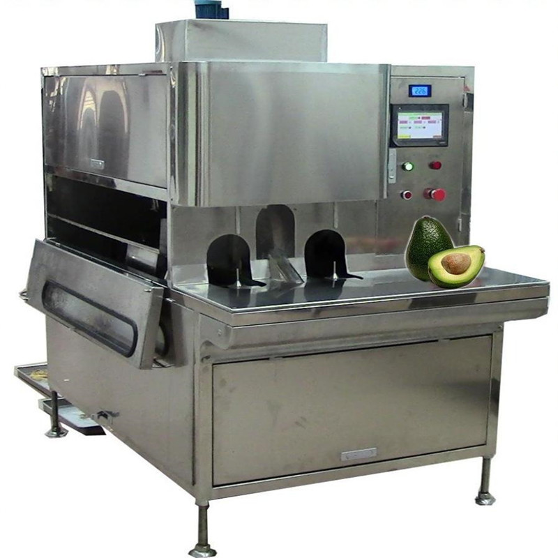 capacity 300-500kg/h Automatic Citrus grapefruit   Avocado Mango knife  peeler peeling machine