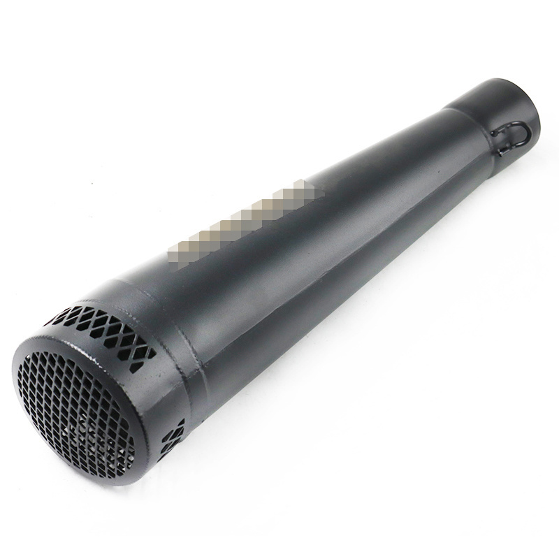 motorcycle exhaust Muffler m4 stainless steel black mesh 51mm silencer for KLX140 KLX250SF KLX450R KLX300R KLX125 KLX125L KLX300