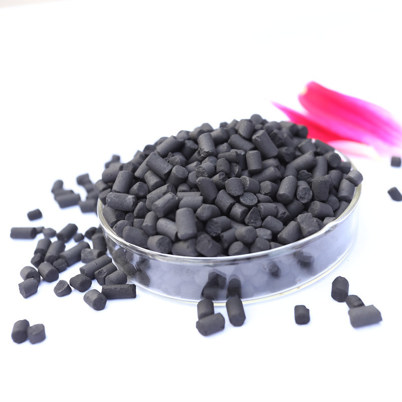 Column Activated Carbon 3mm 4mm Extruded Coal Based Columnar Pellet Charcoal activ carbon for Air Purification