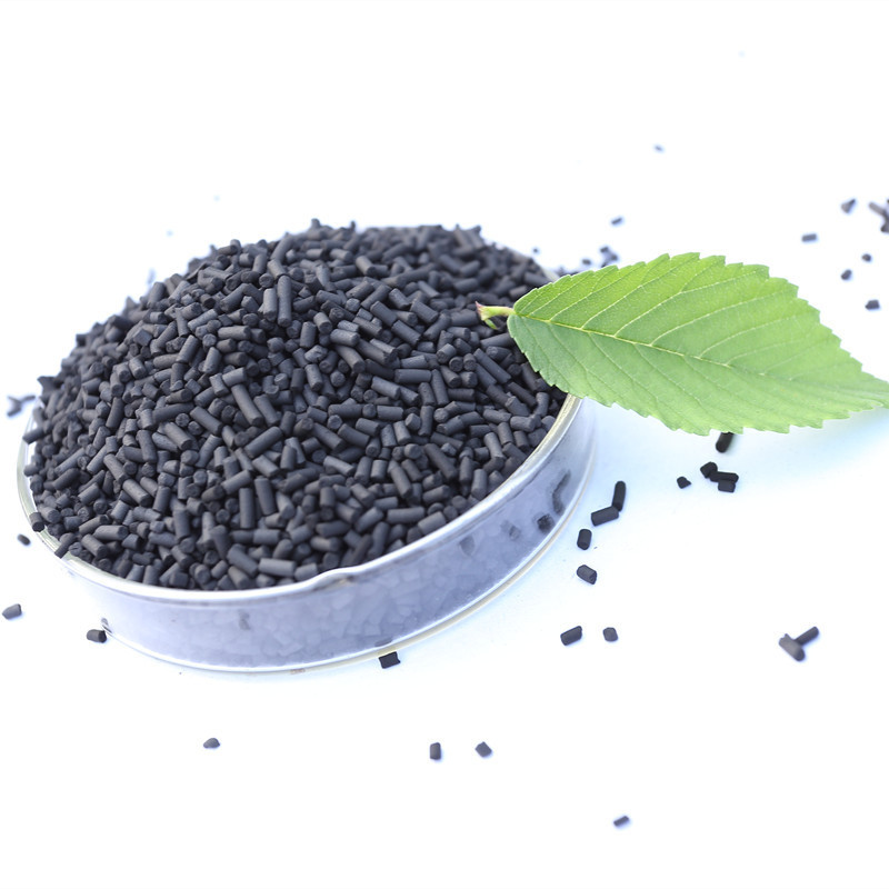 Column Activated Carbon 3mm 4mm Extruded Coal Based Columnar Pellet Charcoal activ carbon for Air Purification