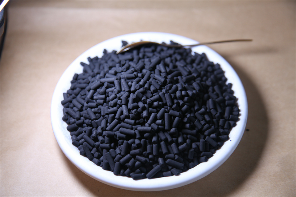 4mm Coconut Coal Based Special Columnar Extruded Pellet Column / Granular Activated Carbon