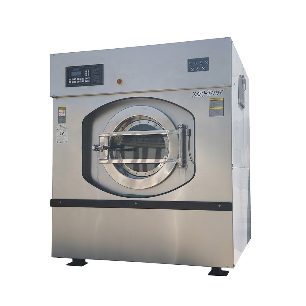 Professional Automatic and Semi-auto Commercial Laundry Washing Machine 25KG Washer Extractor