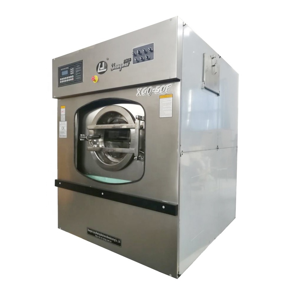 High performance industrial washing machine and dryer